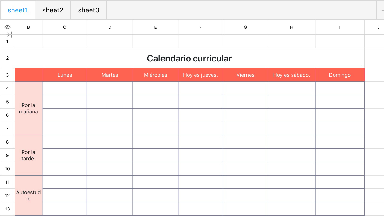 Calendario curricular 1